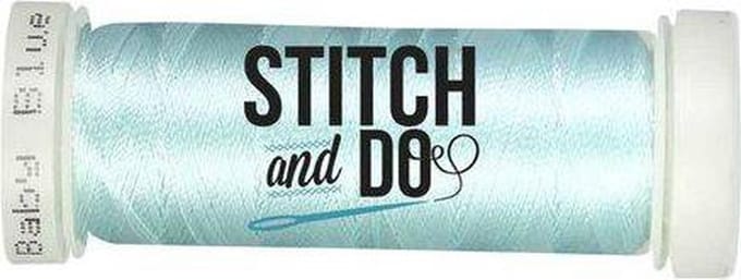 Babyblauw Linnen Garen Stitch & Do