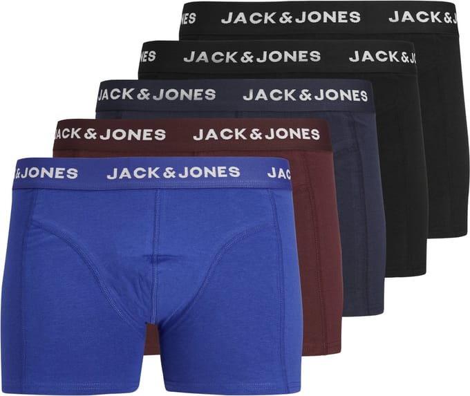JACK&JONES JACBLACK FRIDAY TRUNKS 5 PACK BOX Heren Onderbroek - Maat S