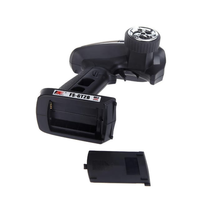 FS-GT2B 2.4G 3CH Radiomodel Afstandsbedieningszender voor RC-auto black