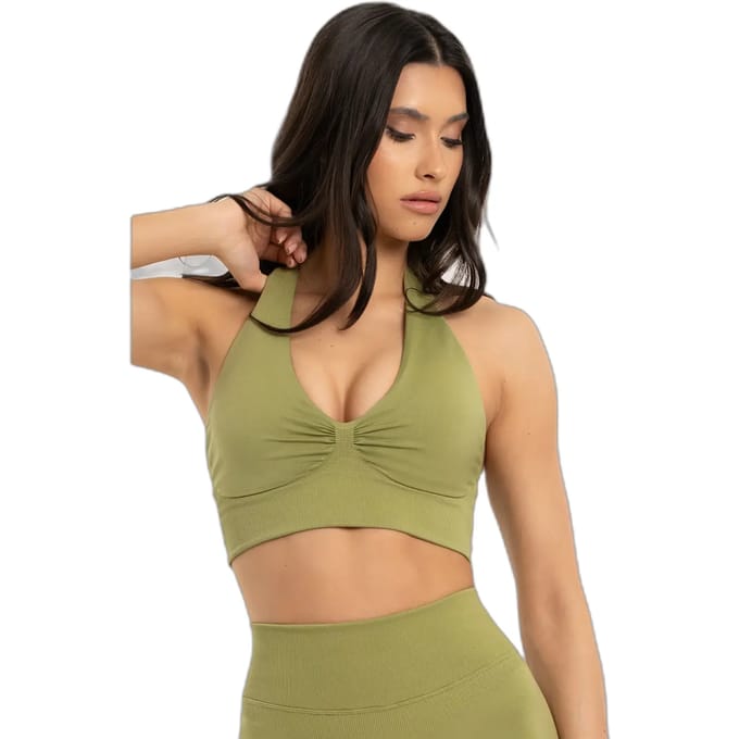 Dames halterbeha Gym Glamour Seamless open back