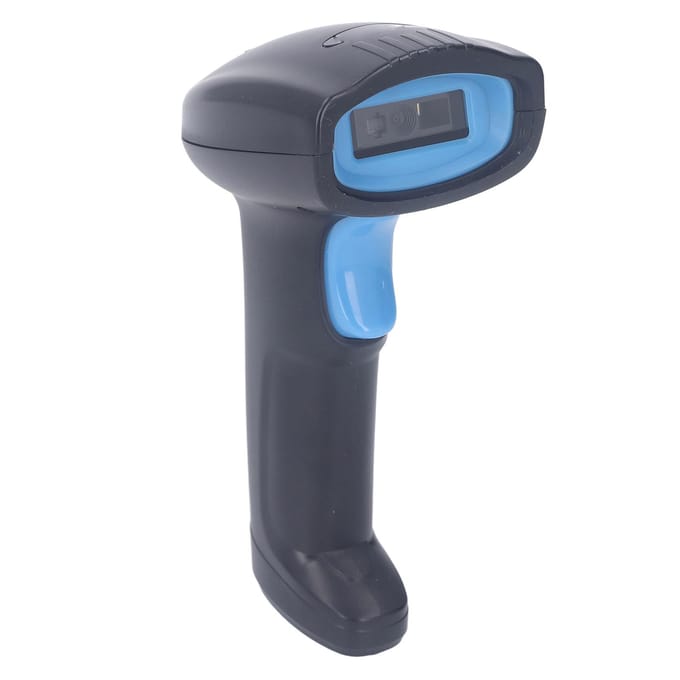 Handheld Barcode Scanner Draadloos 1D 2D 2.4G Bluetooth USB 3-in-1 Automatische QR-code Scanner gray