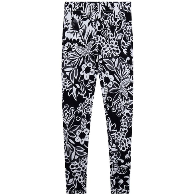 DIDI Basic Leggings Print Black With Offwhite Centrepiece Print Taglia: 34 | Leggings Outlet | Donna | Nero