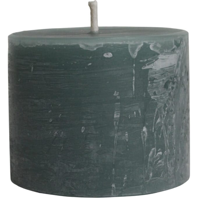 PTMD - Kaars Rustic Outdoor - Groen - 15x15x12cm
