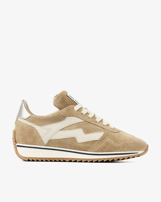 VIA VAI Mikki Alex Sneakers dames - Su�de,Leer - Beige