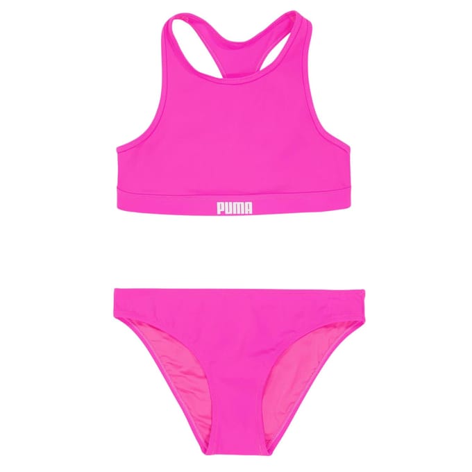 Puma Dames/Dames Tweedelig Badpak (Fluorescerend Roze)