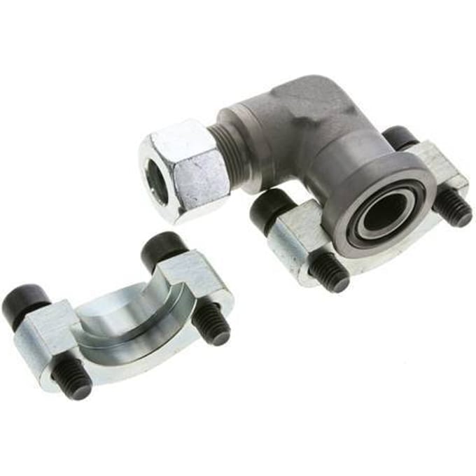 3/4'' SAE L-Flens 6000 psi Staal met 16S (M24x1.5) ISO 6162-2