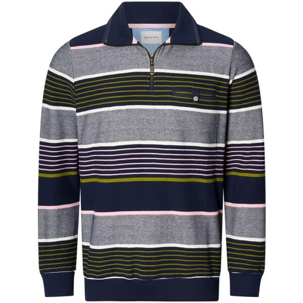 Babista herren Sweatshirt - 56/58 - donkerblauw - Plus Size