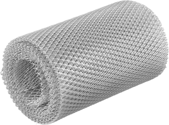 Aluminium Dakgootrooster 15cm Breed - Bladbescherming / Bladvanger voor Dakgoten (6.1 Meter)