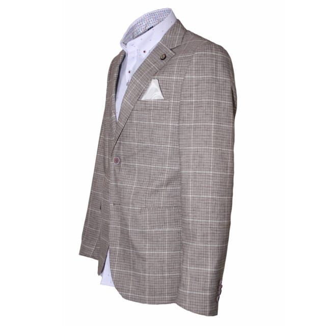 Carter & Davis - Casual colbert - Heren - 58 - Beige - Polyester - 2628-1404