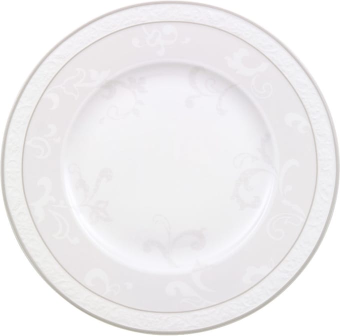 Villeroy & Boch 1043922650 Rond Grijs, Wit bord