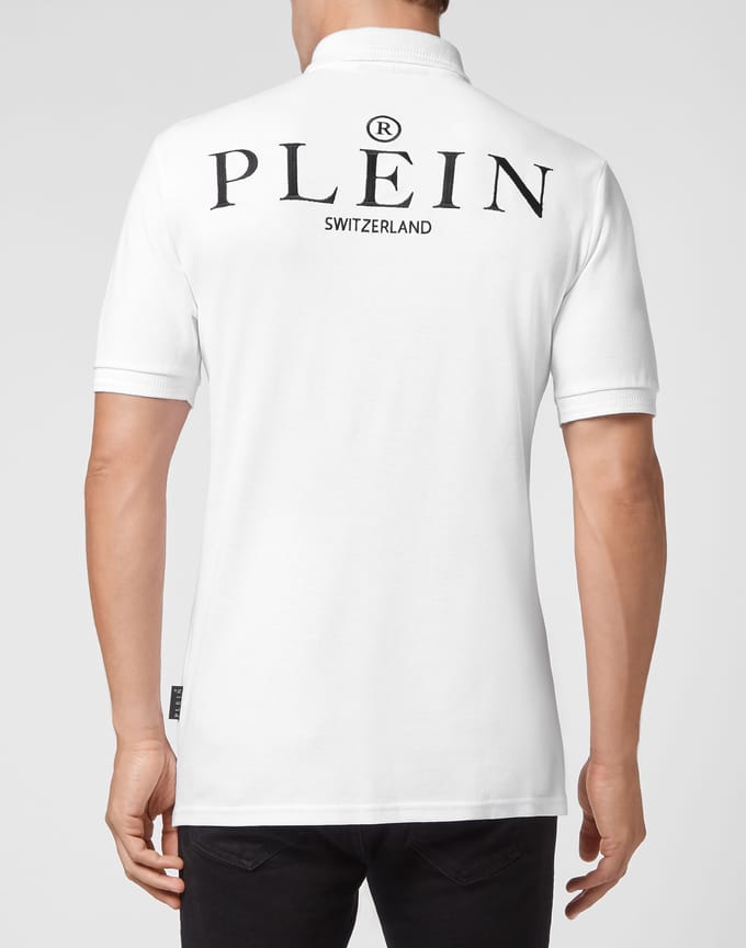 Slim Fit Polo Shirt Ss Iconic Plein