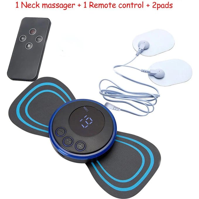 Mini nekmassage apparaat draagbare EMS elektrische cervicale massage pad pijnverlichting puls lichaam spierstimulator massage tools