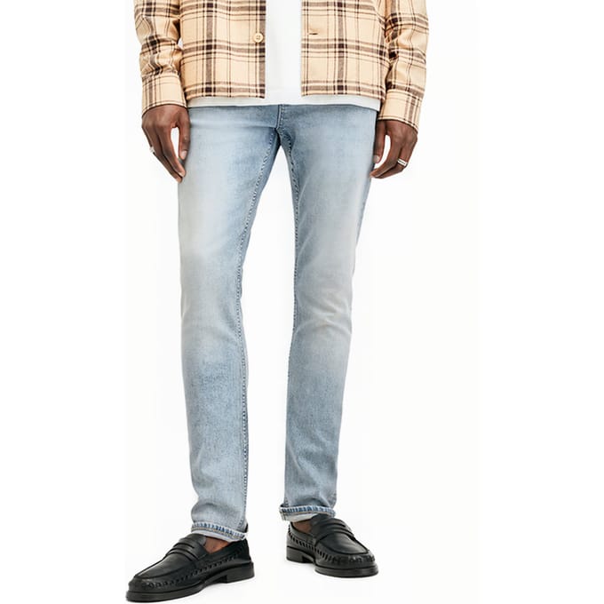 AllSaints Cigarette Indigo Blue Taglia: W38L30 | Jeans Slim Fit Outlet | Uomo | Blu
