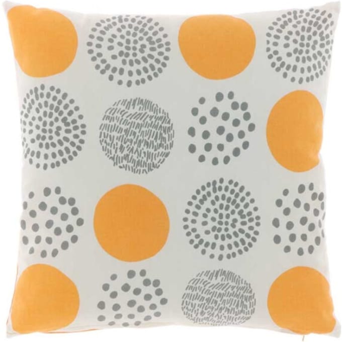Unique Living - Kussen Ties 45x45cm Mango