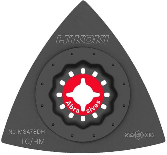 HiKOKI MSA78DH - Trapezium Schuurplaat - Starlock Bevestiging - Widia Coating