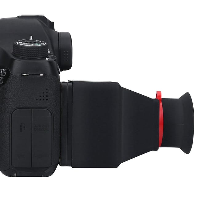 Duurzame 3.2 inch LCD Zoeker 3X Vergrootglas Accessoire voor DSLR Systeemcamera's black