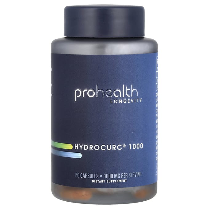 ProHealth Longevity, Hydrocurc® 1 000, 1 000 mg, 60 capsules (500 mg par gélule)