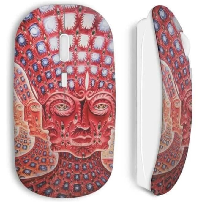 Souris Psychedelic Style Sans Fil