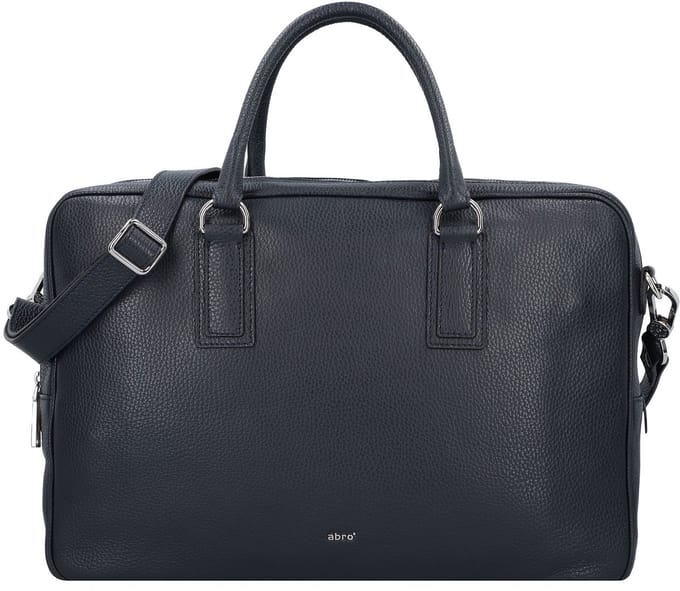 abro Adria Koffer Leer 40 cm - cm ( Zoll) - navy