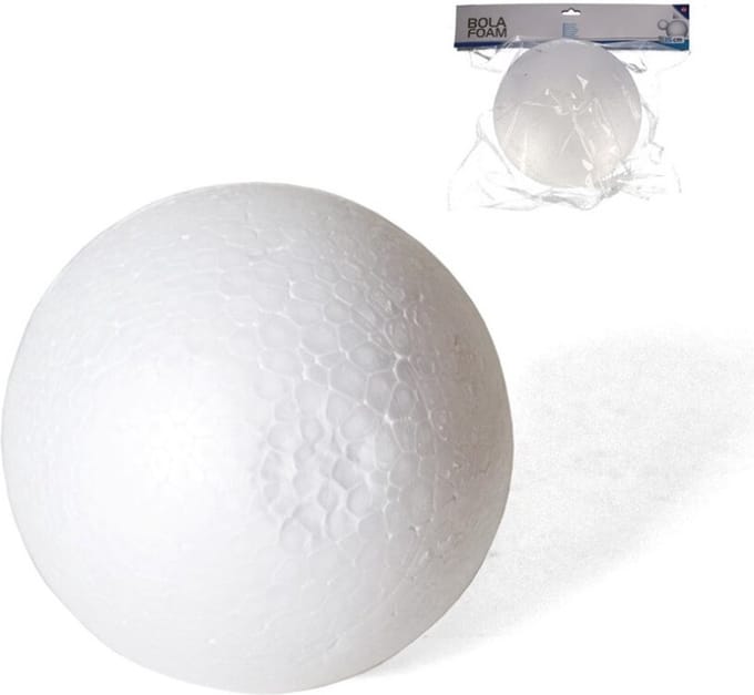 Piepschuim hobby vormen DIY ballen - 1x - styropor bollen - 15 cm
