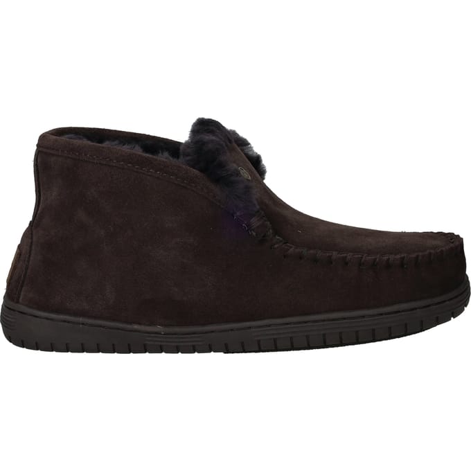 Warmbat Darwino Pantoffels - Heren - Bruin - Maat:45