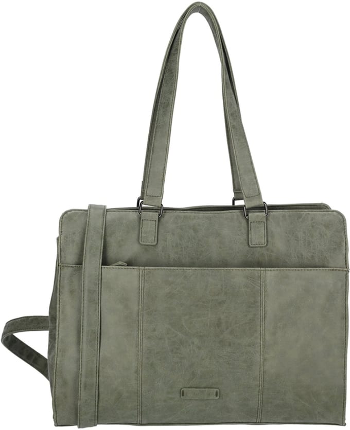 Enrico Benetti Ruby Grote Schoudertas Dames - Imitatieleer - Groen