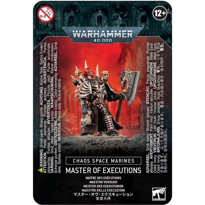 Figurine Games Workshop Warhammer 40k - Space Marine du Chaos Master of Executions