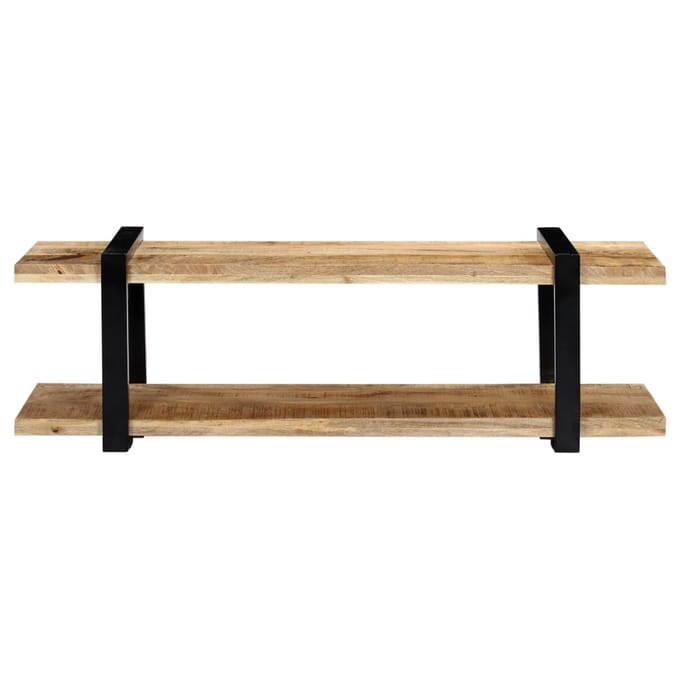 vidaXL - Tv-meubel - 130x40x40 - cm - massief - mangohout