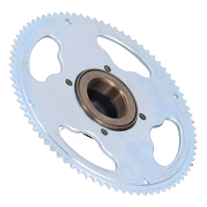 25H 80 Tanden Crankstel met Vrijloop Connector Set Accessoire voor Elektrische Fietsen Modificatie gray