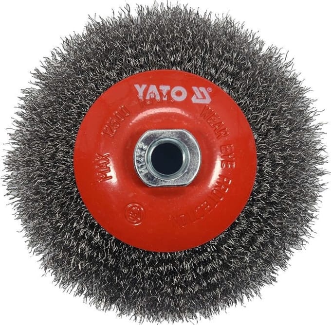 Yato - Roterende Borstel - 125 mm - M14 - Inox