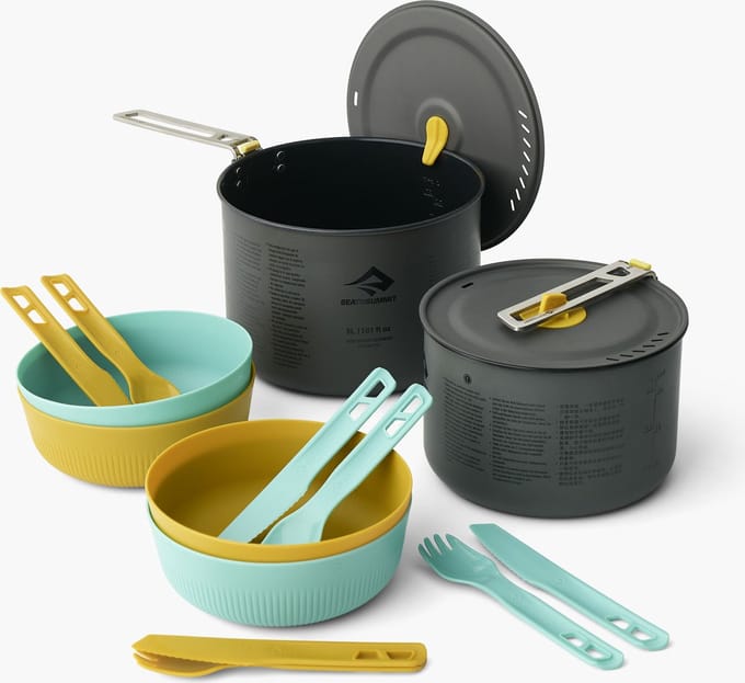 Sea to Summit - Frontier UL Two Pot Cook Set - [4P] [14 Piece]