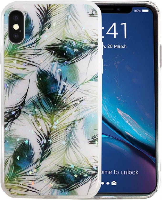Silicone/TPU back cover print Geschikt voor Apple iPhone xs max (3)