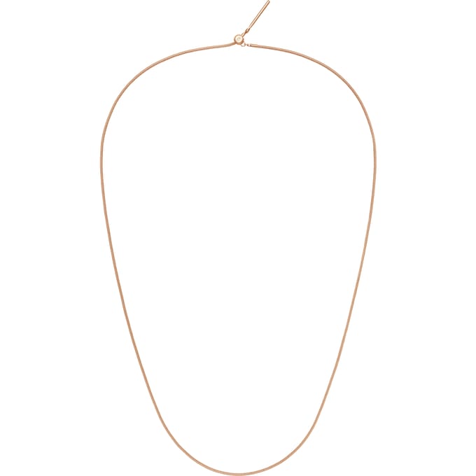 Daniel Wellington DW Charm Snake Necklace < 50 cm Rose Gold