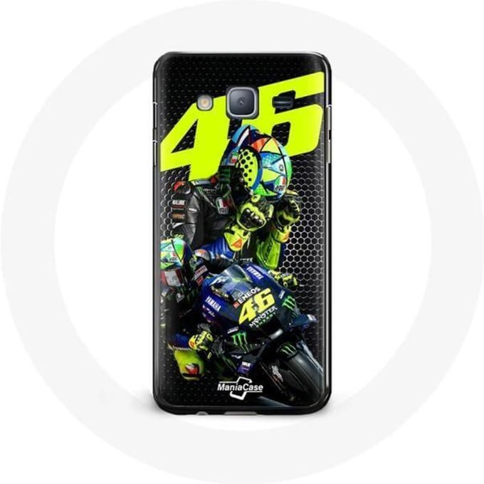 Coque - Valentino Rossi - Samsung Galaxy J3 2016 - Souple - Protection - Noir