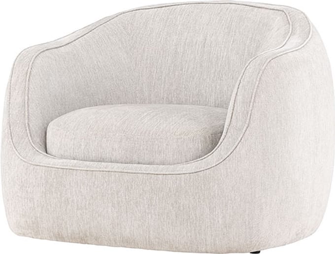 Elio fauteuil lichtgrijs.