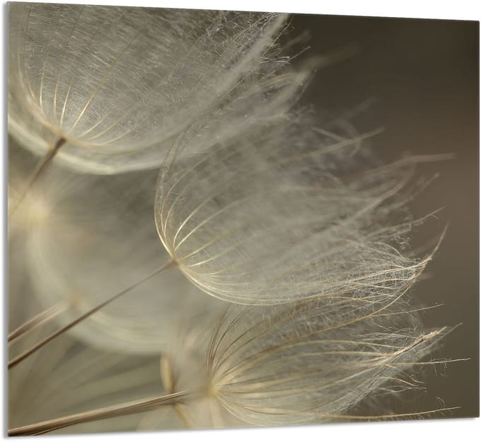 TMK ArtDeko - Snijplank Glas - 65x60cm - Kwiat Design