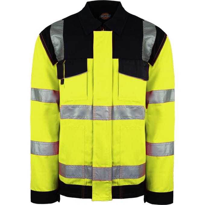 Dickies Hoge Zichtbaarheid Heren Geel Dagelijks Jasje