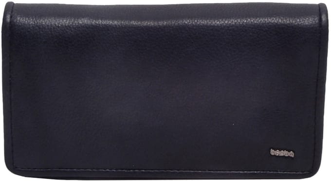 Berba | Lucca | Damesportemonnee | 9 pasjes | RFID | Donkerblauw | Leer