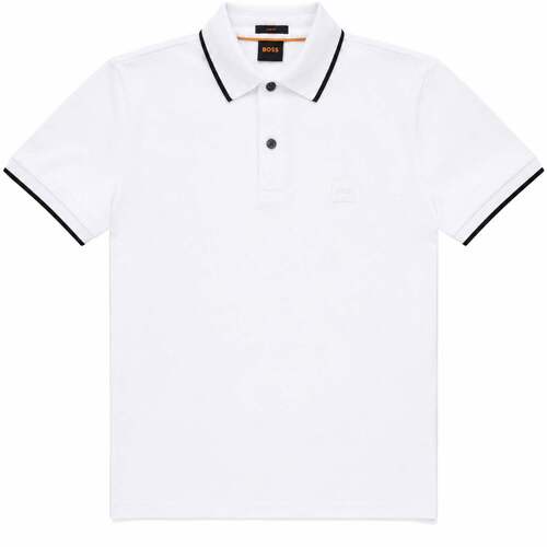 T-shirt BOSS Slim Fit Passertip Polo Shirt White