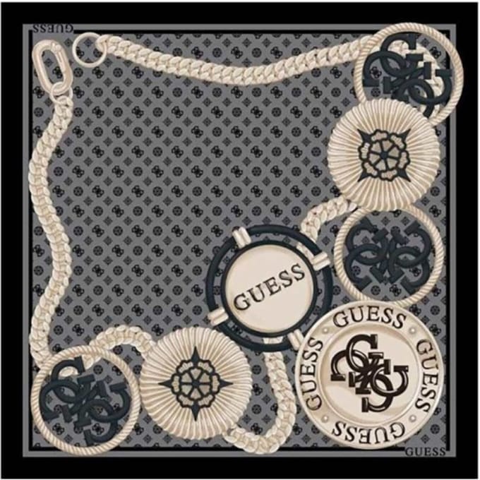 Sjaal Guess Vrouwen Multicolor zwart - AW5416SIL90-BLA