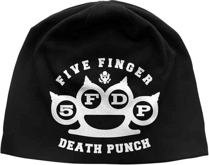 Five Finger Death Punch - Logo Beanie Muts - Zwart