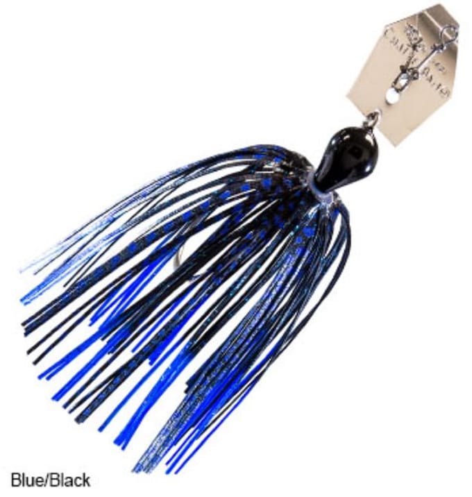 Zman Chatterbait 1/4 oz Zinkend Kunstaas Blauw Zwart (0041) white