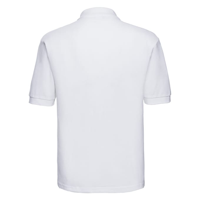 Russell Heren Klassiek Polycotton Poloshirt (Wit)
