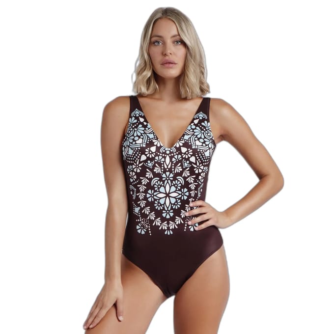 Dames zwempak uit 1 stuk Admas Oriental Style