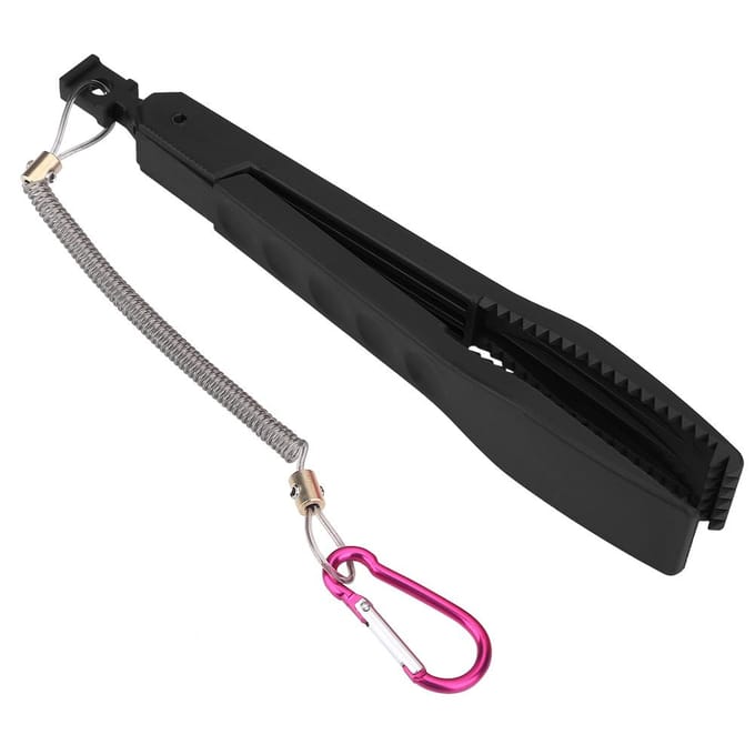 Draagbare Plastic Vishaak Grijper Vis Controller Aanspannende Klem Grip VisAccessoire Zwart black