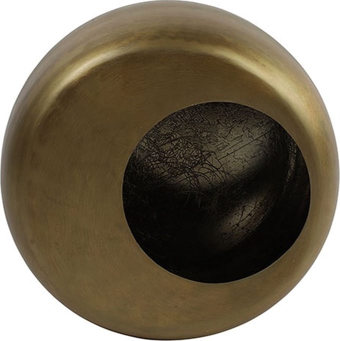 Theelichth Rondo M antiek messing