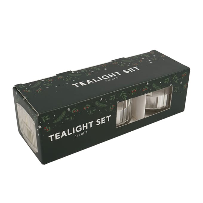 Theelichthouder 6 cm set van 3
