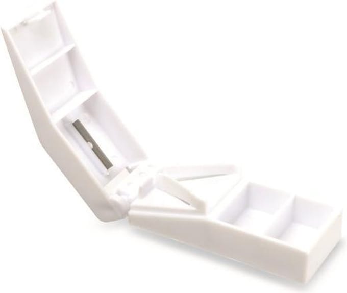 Pillensnijder - Pillensplijter - Pill Cutter - Wit