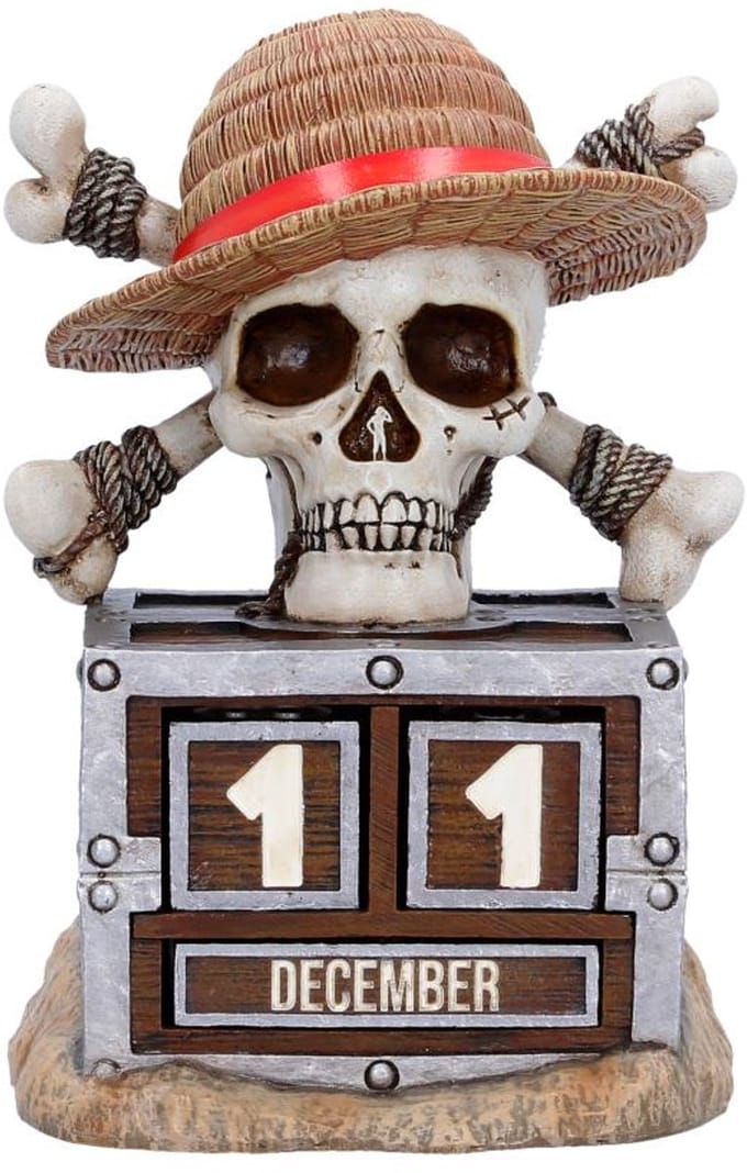 Nemesis Now - One Piece - Luffy Jolly Rogers Perpetual Calendar - Kalender