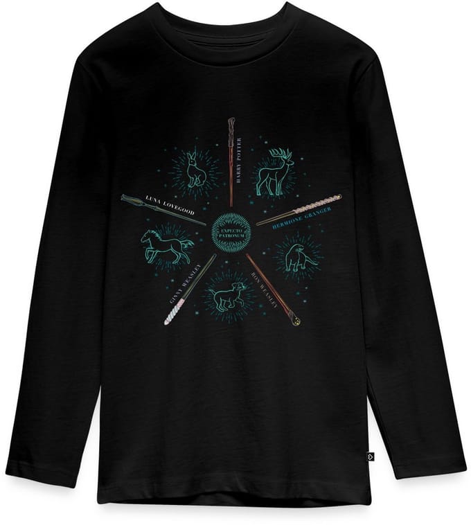 Harry Potter Expecto Patronum Premium T-Shirt Tiener Lang